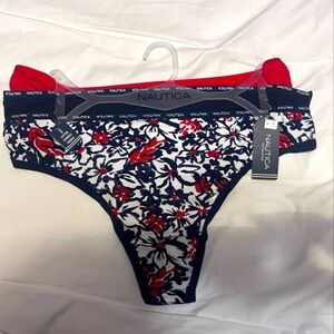 NWT Nautica Cotton Thongs